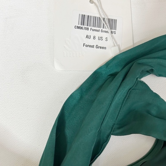 NWT Selfie Leslie Promises Halterneck Fluted Hem Dress size Small - Picture 8 of 9